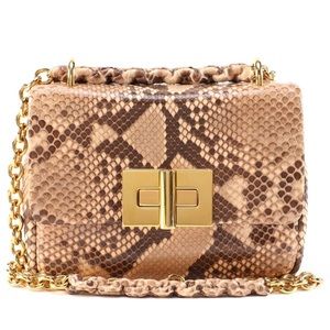 Tom Ford Natalia Medium Python Shoulder Bag
